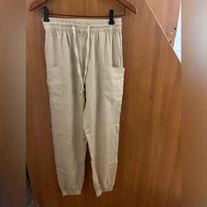 Jogger style drawstring pants